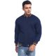 d&f CVC Jaket pria Bomber with mustard strip - Navy