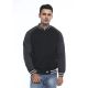 d&f Jaket pria Bomber with abu strip - Hitam
