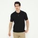 izzue polo shirt knit hela - Hitam 