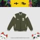 d&f X DAN DA DAN Cvc Jaket Bomber Bordir - Olive