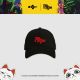 d&f X DAN DA DAN Dan Topi Baseball - Black